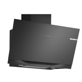 Series 8 Wall-mounted cooker hood 90 cm clear glass black printed
