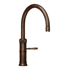 Quooker 7CFRPTN PRO7 Classic Fusion Round Tap – Patinated Brass With 7L Tank