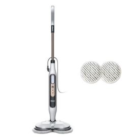 Shark S8201UK Steam & Scrub Automatic Steam Mop with Steam Blaster - White
