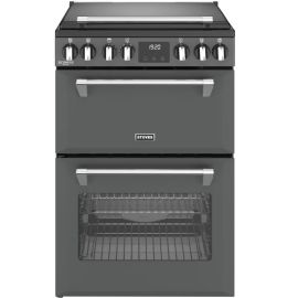Stoves 444411846 60cm Wide Richmond Deluxe Double Oven Cooker in Anthracite Induction Hob