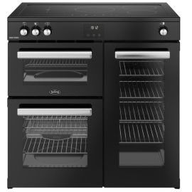 Belling 444411795 COOKCENTRE 90EI BLK Cookcentre 90cm Induction Range Cooker in Black