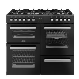 Belling 444411799  Cookcentre 100cm Dual Fuel Range Cooker - Black