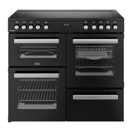 Belling 444411797 COOKCENTRE 100E Cookcentre 100cm Ceramic Range Cooker in Black