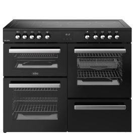 Belling RCA COOKCENTRE 444411803 110E 110cm Electric Ceramic Range Cooker - Black