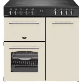 Belling 444411818 90cm Wide Farmhouse Ceramic Range Cooker in Cream