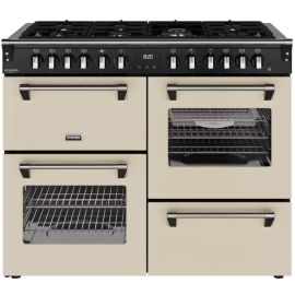 Stoves 444411877 110cm Wide Richmond Deluxe Dual Fuel Range Cooker in Cream