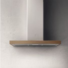 Elica Bio 90cm Chimney Hood - White/Oak