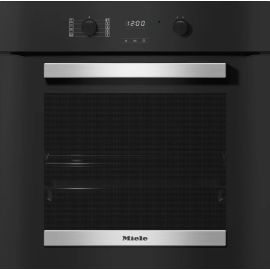 Miele Contourline H2455B 76L Built-In Electric Single Oven - Clean Steel - A+ Rated