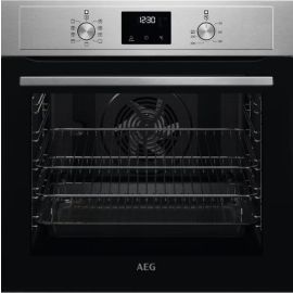 AEG BEX33501EM 72L Built-In Electric Single Oven - Stainless Steel - A Rated