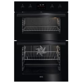 AEG DCB535060B 6000 SurroundCook Built-In Electric Double Oven, Black, A Rated