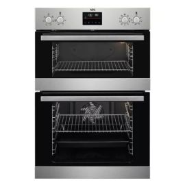 AEG SurroundCook DCB535060M Electric Double Oven - Stainless Steel