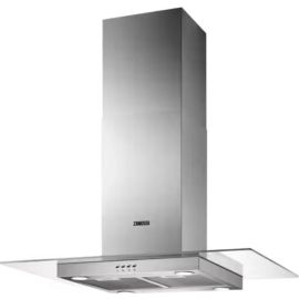 AEG DIX3950S 90cm Wide Island Hood - Stainless Steel / Glass - C Rated