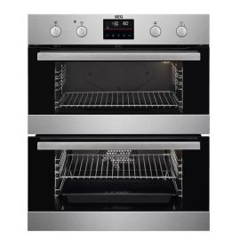 AEG SurroundCook DUB535060M Electric Built-under Double Oven - Stainless Steel