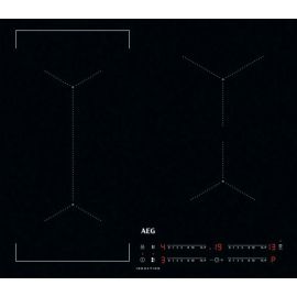 AEG 6000 Series IKX64441CB 60cm 4 Zone Induction Hob - Black