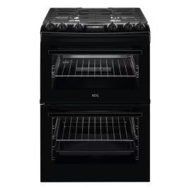AEG CGX6130ACB 60cm Gas Cooker - Black - A/A Rated