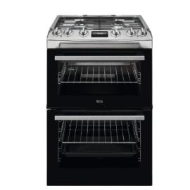 AEG CGX6130ACM 60cm Gas Cooker - Stainless Steel - A Rated