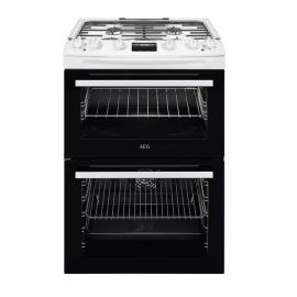 AEG 5000 SurroundCook CKX6540ACW 60 cm Dual Fuel Cooker - White