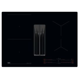 AEG TCH74B01CB Venting Induction Hob - Black - For Ducted/Recirculating Ventilation