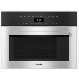 Miele DGM7340 ContourLine Compact Steam Oven With Microwave CleanSteel