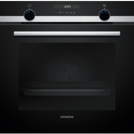 Siemens Iq500 HB537GBS3B 71L Built-In Electric Single Oven Black / Stainless Steel - A+ Rated