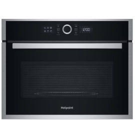 Hotpoint HMW47HMXUK Built In Microwave with Grill in Stainless Steel