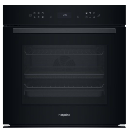 Hotpoint HOI68PT1SBUK Built In Electric Single Oven with Pyrolytic Cleaning - Black - A+ Rated