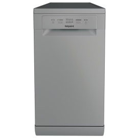 Hotpoint HP2FE10CS90SUK Freestanding Slimline Dishwasher in Silver