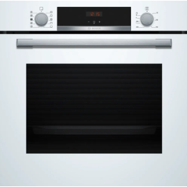 Bosch HQA534BW3B Series 4 Built-in oven with added steam function White