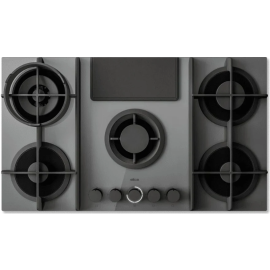 Elica NT-FLAME-EVO-GR 90cm Wide Venting Hob - Grey - A Rated