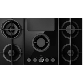 Elica Nikolatesla NT-FLAME-EVO-BL 90cm Wide Venting Hob - Black 