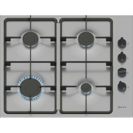 NEFF N30 T26BKP6N0 60cm 4 Burner Gas Hob - Stainless Steel