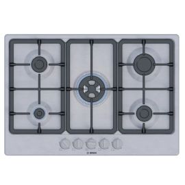 Bosch Series 4 Gas hob 75 cm Stainless steel PGQ7B5K90