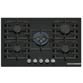Bosch Series 6 Gas hob 75 cm Tempered glass, Black PPQ7A6I40