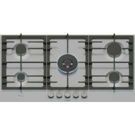 Bosch Series 6 PCR9A5I90 92cm Wide 5 Burner Gas Hob - Stainless Steel