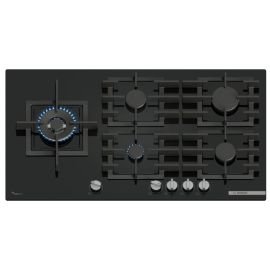 Bosch Series 6 Gas hob 90 cm Tempered glass, Black PPM9A6I40