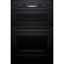 Bosch Series 4 MBA533BB3B 71L/34L Built-In Electric Double Oven - Black - A+B Rated