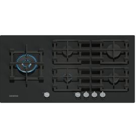 Siemens iQ500 Gas hob 90 cm Tempered glass, Black EP9A6MI40