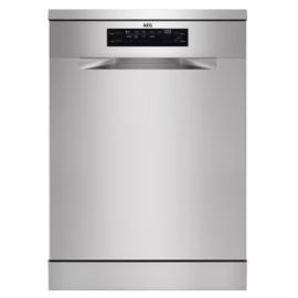AEG FFB75727PM Dishwasher, 14 Place Settings, Stainless Steel, B Rated