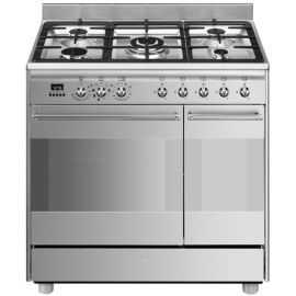 Smeg SCB92MX8 90x60 cm Concert Classic Dual fuel Cooker with Gas Hob