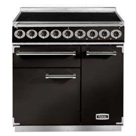 Falcon Deluxe 900 Induction Black with Chrome trim
