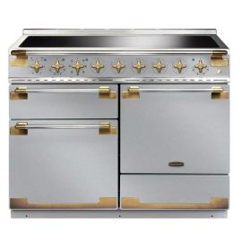 Rangemaster Elise Luxe 110 Induction Stainless Steel with Antique Brass trim ELS110EISS/AB