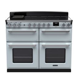 Rangemaster Estel Deluxe ESDLB110EIPMSB/CM1 110cm Induction Range Cooker Misty Blue / Chrome, A Rated
