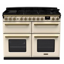 Rangemaster ESDLB110DFPPCR/AB1 Estel Deluxe 110cm Dual Fuel Pale Cream/Antique Brass