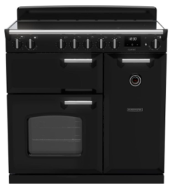 Rangemaster Classic CL90ECPGBL/CM1 90cm Black Chrome