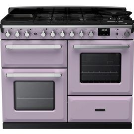 Rangemaster Estel Deluxe ESDLO110DFPHTH/CM1 110cm Wide Dual Fuel Range Cooker - Heather / Chrome