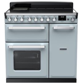 Rangemaster Estel Deluxe ESDL90EIPMSB/CM1 90cm Induction Range Cooker Misty Blue / Chrome
