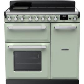 Rangemaster Estel Deluxe ESDL90EIPMNT/CM1 90cm Wide Induction Range Cooker - Mint / Chrome