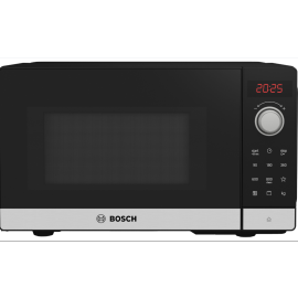 Bosch Series 2 FEL023MS2B 20 Litre 26cm High, Freestanding Small Microwave With Grill - Black / Stainless Steel