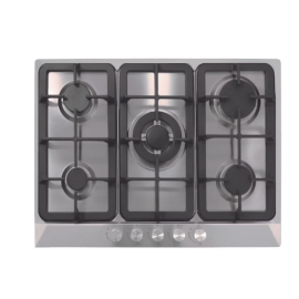Cata UBGHDFFJ70.1 - Stainless Steel 70cm Gas Hob - 5 Burners
