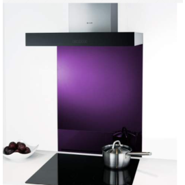 Caple TSB600 60cm Glass Splashback AUBERGINE